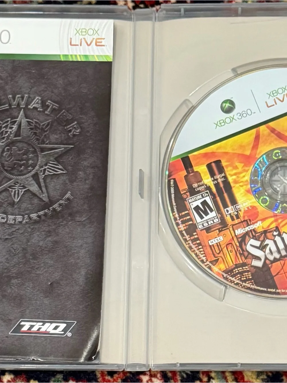 XBOX 360 PLATINUM HITS SAINTS ROW.XBOX LIVE